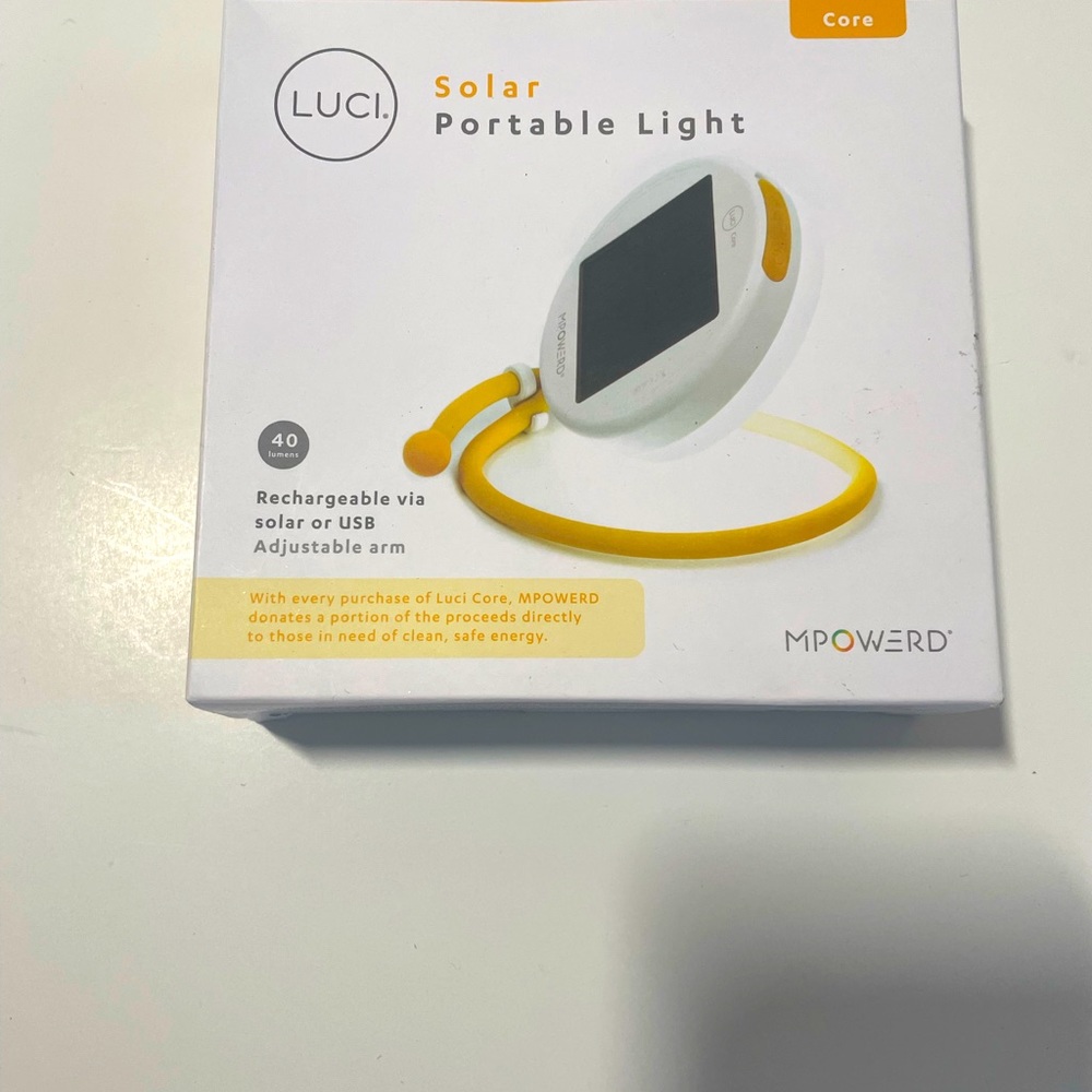 Solar portable light